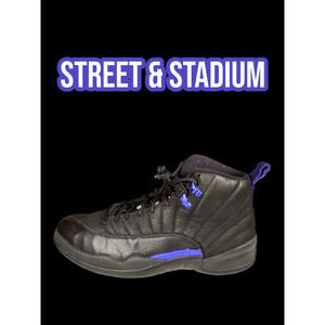 Men's Jordan 12 Black/Concord size 12